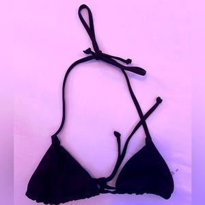 black Shein bikini top